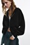 Fermuarlı kapüşonlu sweatshirt - 4
