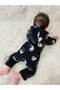 Unisex Baby Zippered Jumpsuit Fleece Comfortable Fabric - 5