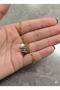 Pearl Pine Bracelet – Handmade Pearl & Pine Tree Figured Gold Chain Bracelet |   Polymer Clay - 3