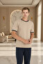 New Season 2026 Summer Men's O.Collar Luxury Design Pajama Set