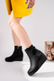 Todeko Wedge Heeled Belted Boots - 4