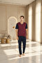 New Season 2026 Men's V-Neck Summer Luxury Design Pajama Set
