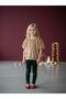 Girl's Plush Stone Baby Written Short Sleeve Sweater - 3