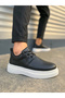 Jy03 Luxor Lace-Up Leather Men's Casual Sports Classic Shoes Cbt - Black