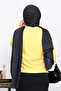 Yellow Buttoned Textured Cardigan - 4