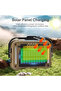 Solar LED Work Light – Magnetic & Hook Design for Camping, Outdoor, and Work, 3600 mAh Battery - 5
