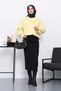 Yellow Short Buttoned Cashmere Jacket - 2