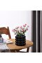 Black Bubble Ceramic Vase - Small 5 Inch Boho Flower Vase - 3