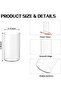 3-Pack Clear Glass Cylinder Vases (750ml, 8 x 15 cm) - 2