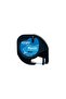 LetraTag® Plastic Labels – S0721650, Black on Blue - 2