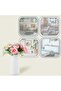 White Ceramic Flower Vase for Home Decor, 8 Inch Modern Minimalist Textured Cylinder Vase - 6
