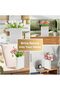 Small Book Vase, White Ceramic Book Decorative Vase - 2