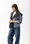 Yumoş Square Patchwork Scarf - Sports Knitwear Knitted Shoulder Scarf - Puffy Soft Textured Scarf - 3