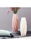 Flower Vase - White Decorative Modern Floral Vase - 5