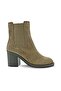 Genuine Suede Leather Zippered Boots Z600 Yarma Suet Ardesia C62 (Split Suede Mink C62)