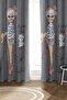 Girl Figured Double Wing Children's Room Background Curtain Set Prd0059