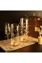 Cylinder Vase, 3" W x 10" H, Clear Skinny Narrow Glass Bud Vase, 1 Piece - 5