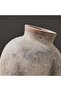 Ceramic Decorative Flower Vase 6 Inch Rustic Farmhouse Boho - Brown - 5