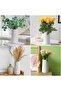 White Ceramic Flower Vase for Home Decor, 8 Inch Modern Minimalist Textured Cylinder Vase - 7