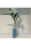 Cylinder Vase, 3" W x 10" H, Clear Skinny Narrow Glass Bud Vase, 1 Piece - 4