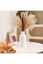 White Ceramic Minimalist Vase, Matte Finish, 20cm - 2
