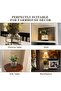 Vintage Glass Farmhouse Vase with Rustic Lantern Design (LED) - - 3