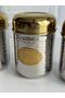 Gold Lid Stainless Steel Storage Container Set of 3 - 5
