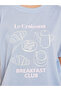 Graphic Print Dropped Shoulder T-Shirt and Pyjama Set - 3