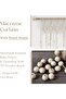 Beaded Macrame Curtain for Doorways - 92x203 cm (80 in) - Cotton, Neutral - 2