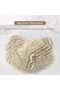 Large Chenille Non-Slip Water Absorbent Bathroom Rug (Light Taupe and Cream, 60 x 90 cm) - 4