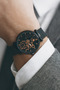 Ghost Themed Wicker Cord Men's Wristwatch - 2