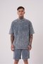 Ανδρικό μπλουζάκι Luxury Washed Basic Relaxed Ghost Spotted