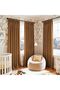 Velvet Blackout Curtains 52x108in Rod Pocket 2 Panels - Gold Brown - 8