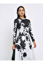 Floral Print A-Line Midi Dress - 4