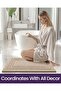 Bathroom Mat 50 x 80 cm, Non Slip Washable Microfiber Bathmat, Beige - 8