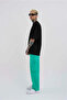 Men's Cargo Pocket Pack Oversized Baggy Sweatpants Electric Green - 5