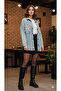 Ethnic Pocket Tassel Detail Distressed Stone-Washed Color Hem Oval Denim Jacket - 3