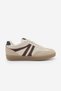 Women's Sneaker Lace-Up Flat Sole Retro Suede Sports Shoes Norde Beige - 3