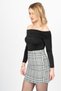 Women's Winter Green Alexi Mini Boucle Skirt Stylish Daily Comfortable 6823 - 4