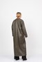 Women's Winter Khaki Adell Leather Long Overcoat Trench Stylish Daily Comfortable 2631 - 4