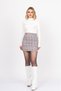 Women's Winter Fuchsia Alexi Mini Boucle Skirt Stylish Daily Comfortable 6823 - 4