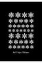 Snowflake A4 Foil Sticker – Christmas Glass Ornament – Set of 40 Snow Pattern - 5