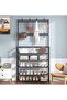 OneDcor Multifunctional Shoe & Coat Rack – 3-in-1 Hall Tree with 8 Hooks