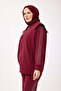 6084 - Stylish Comfortable Cotton Wide Collar, Stone Detailed Pants Long Jacket Set - 5