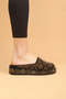 Women's Stone Patterned Orthopedic Sole Slippers - 3