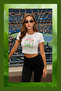 A Matcha Date Printed Crop T-Shirt – Modal Fabric, Stretchy and Comfortable, Women's T-Shirt - 4