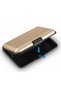 Aluminum Card Holder - Card Holder with Cover - Travel Card Holder - Business Card Holder with Cover - Card Organizer (Soft Gold) - 6