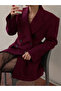 Women Corduroy Double-Breasted Blazer - 3