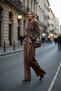 Women's Pleated Suede Pants - 2