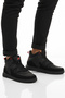 Black Lightweight Flexible Lace-Up Men's Sports Shoes Ferra 2808 m - 2